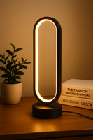 Eclipse Oval Table Lamp - Ambient Warm Glow