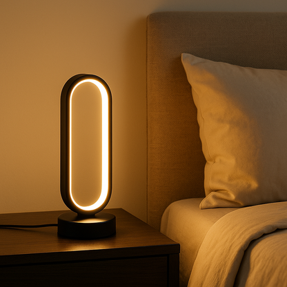 Eclipse Oval Table Lamp - Ambient Warm Glow