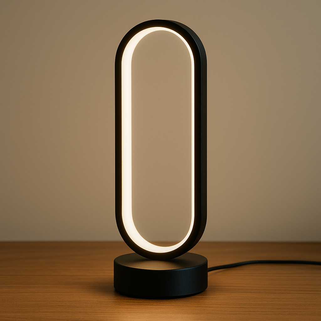 Eclipse Oval Table Lamp - Ambient Warm Glow