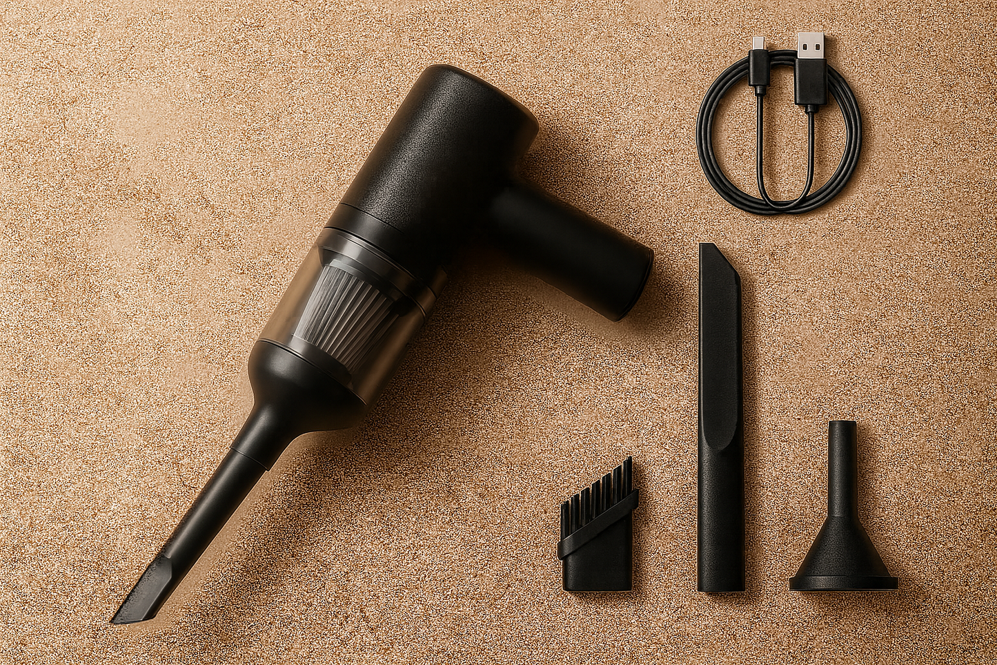 Cordless Handheld Mini Vacuum for Car & Home – High Suction