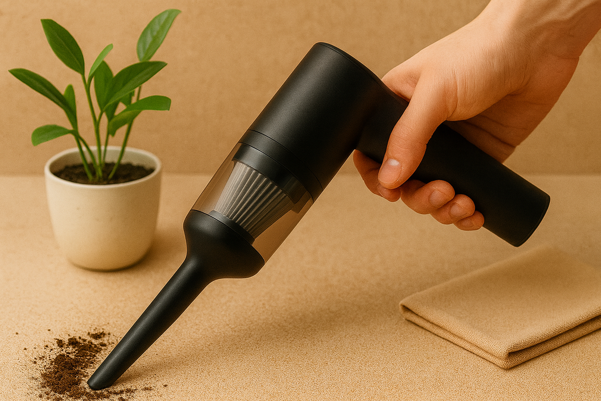 Cordless Handheld Mini Vacuum for Car & Home – High Suction